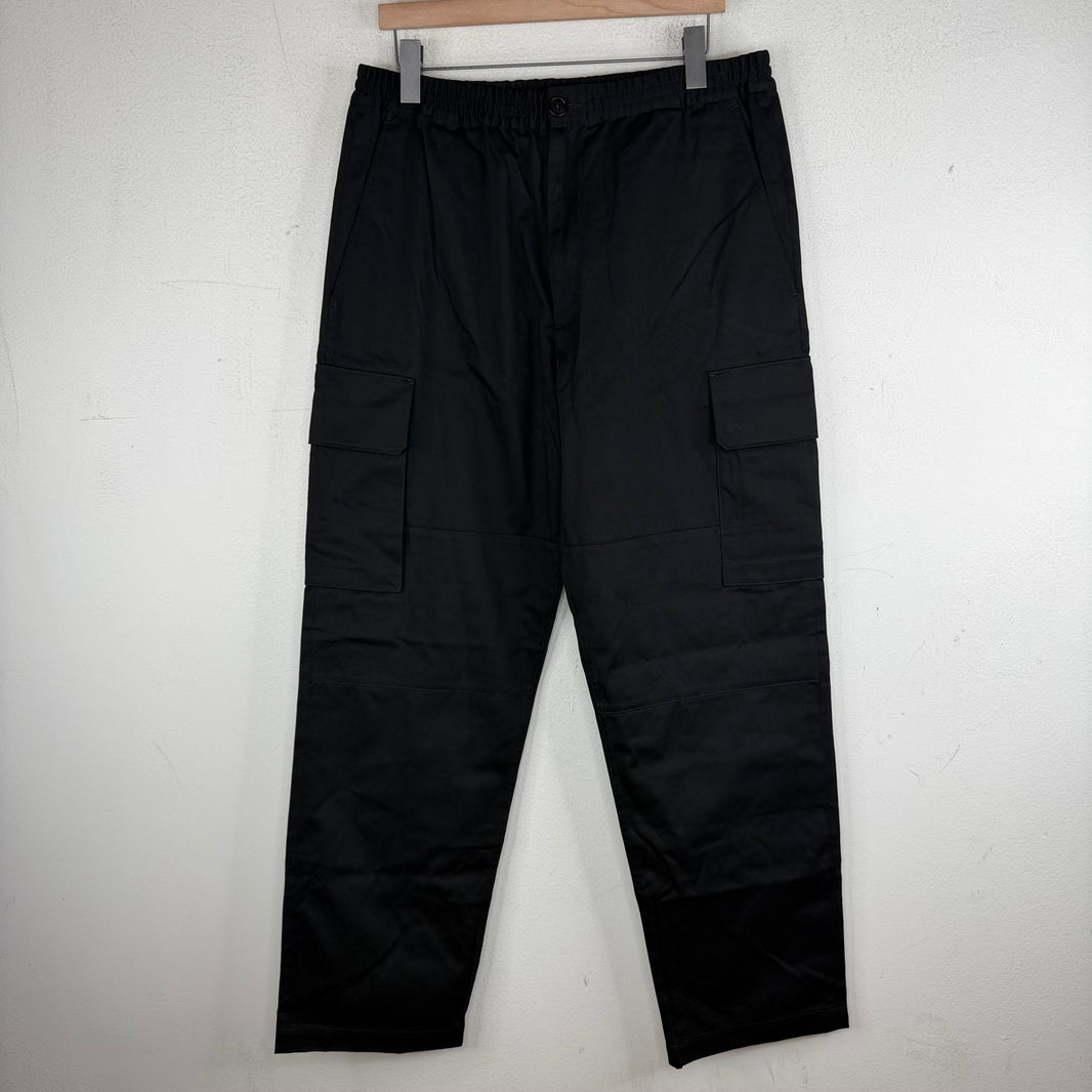 Marni Black Elastic Waistband Cargo Trousers