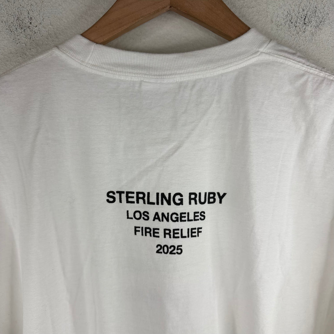 Supreme S.R. Studios Fire Relief Box Logo T-Shirt