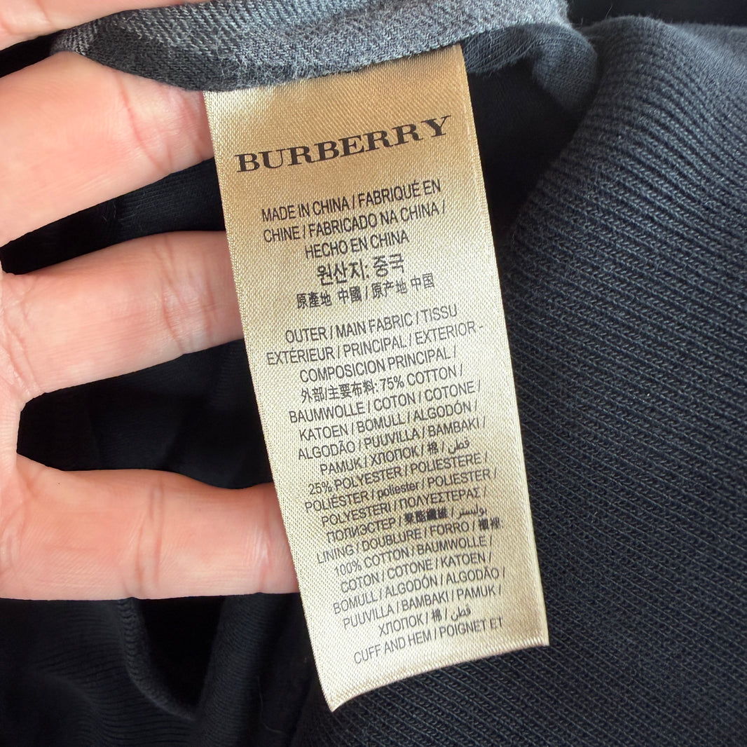 Burberry Black Zip Hoodie
