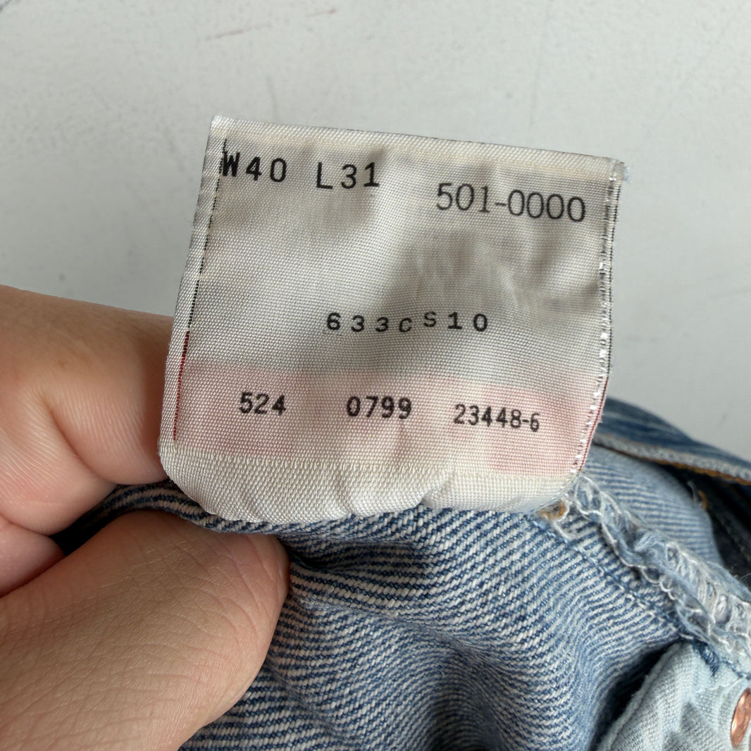 Vintage Levi's 501xx Blue Jeans