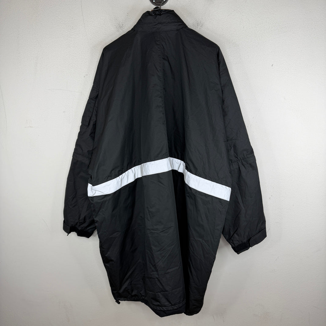 Balenciaga Oversize 3M Ripstop Convertible Snap Button Jacket