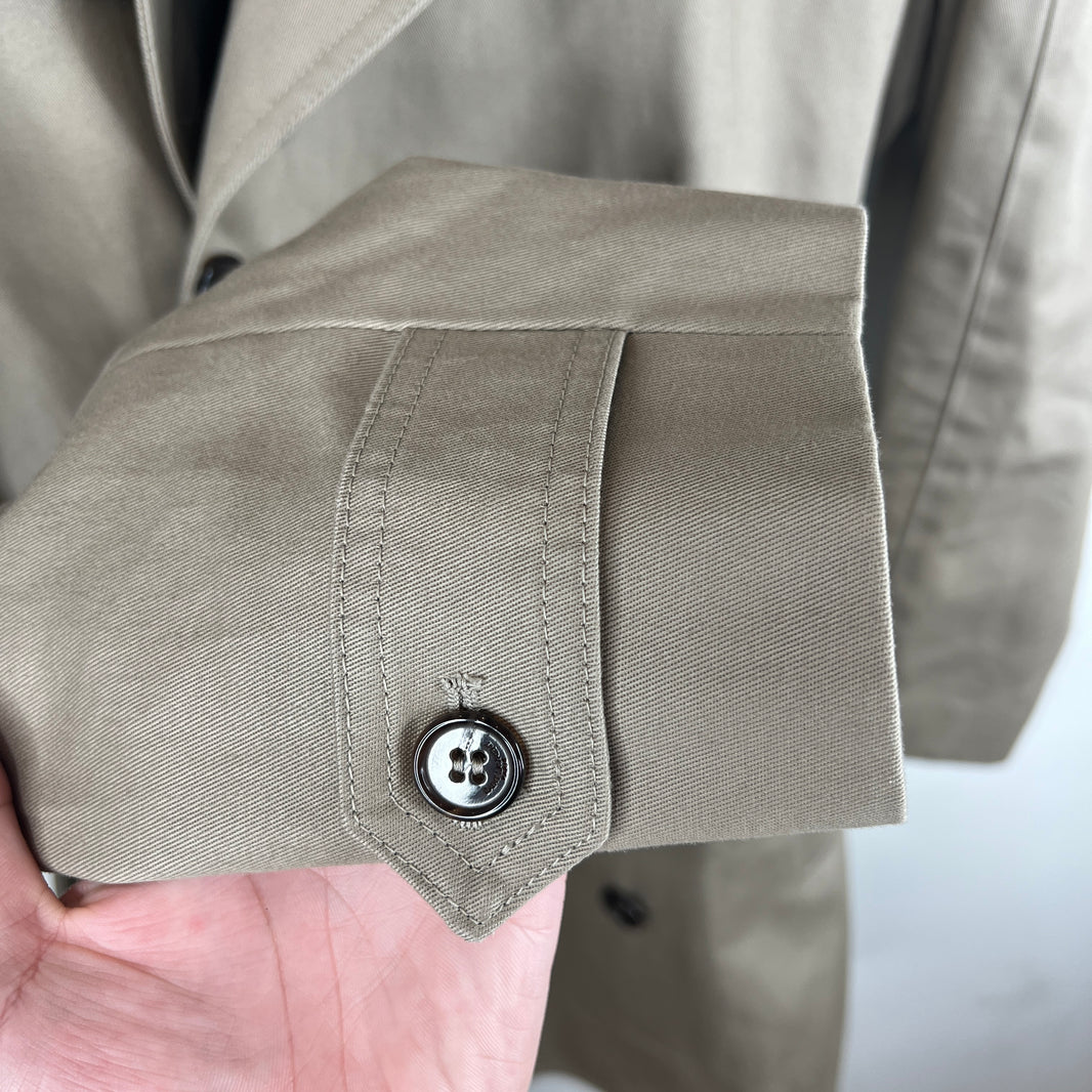 Saint Laurent Gray Trench Coat