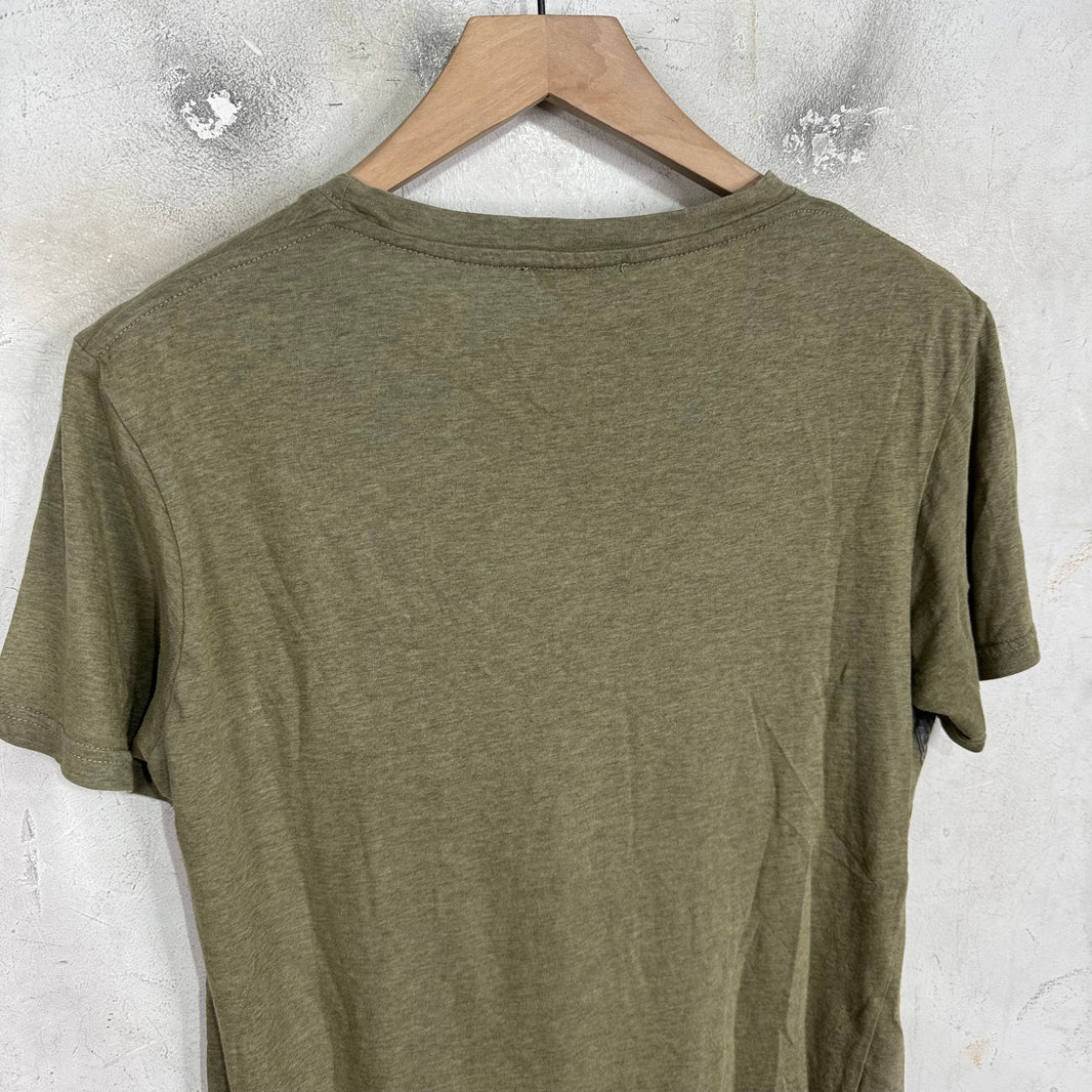 Balmain Olive Wolf T-Shirt