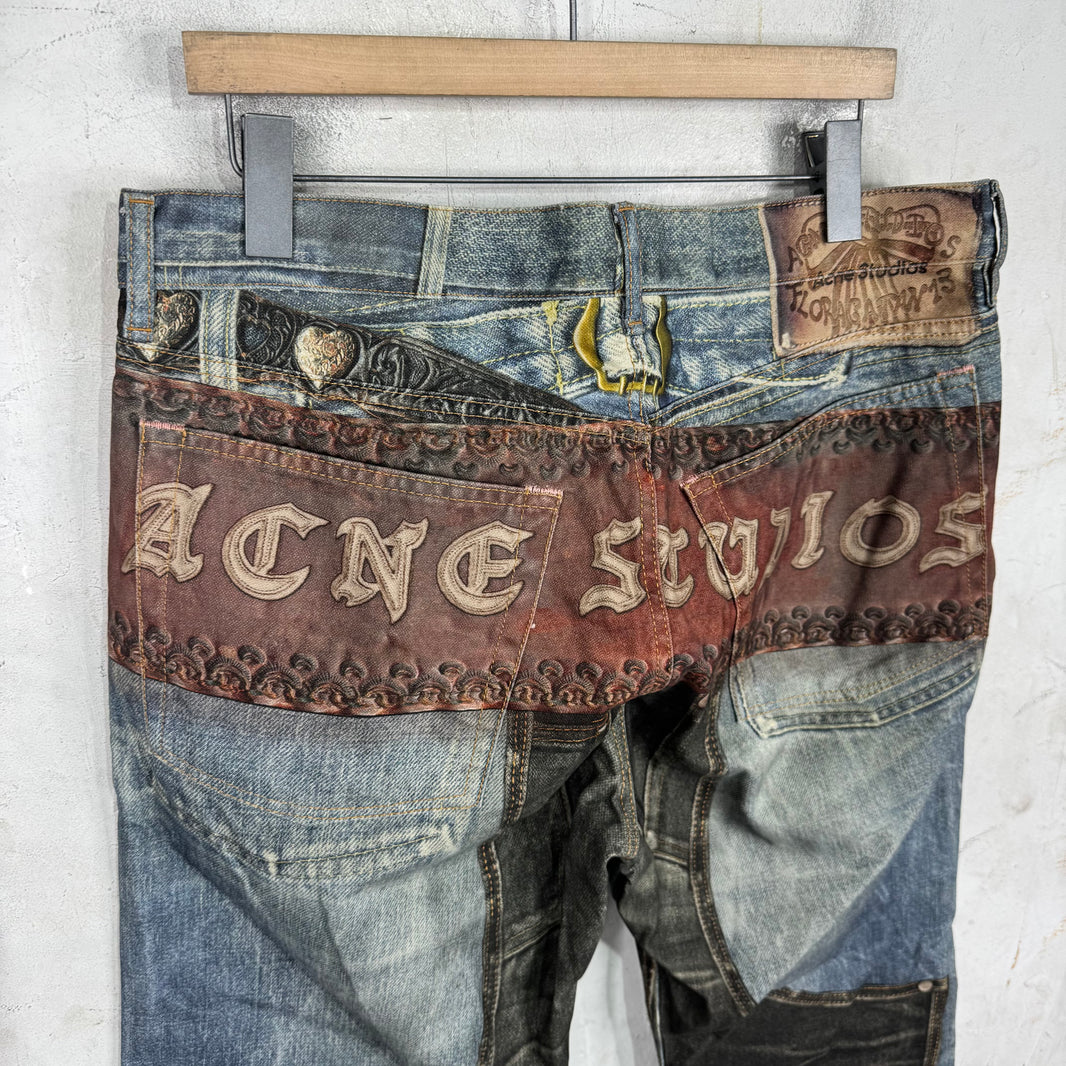 Acne Studios Trompe Chaps Jeans