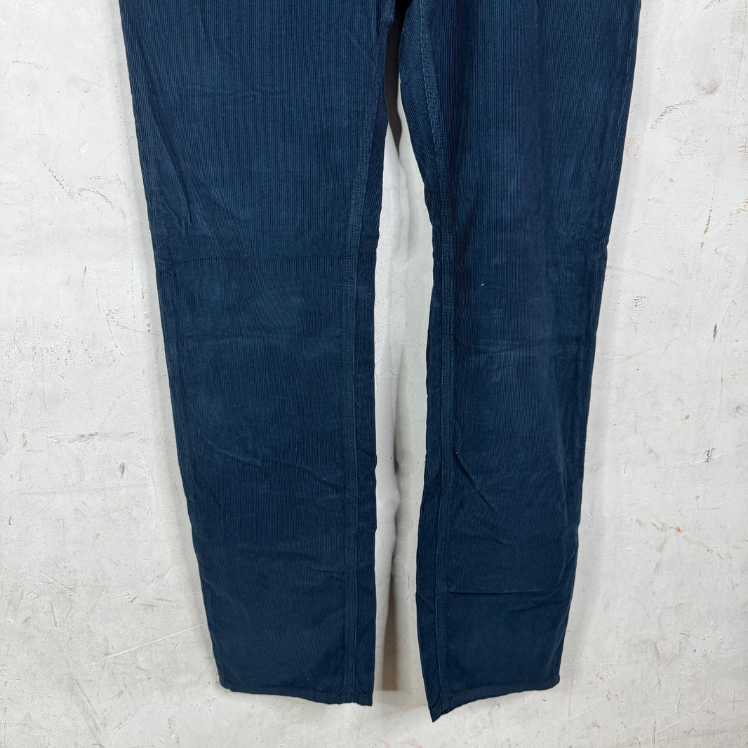 Prada Navy Corduroy Pants