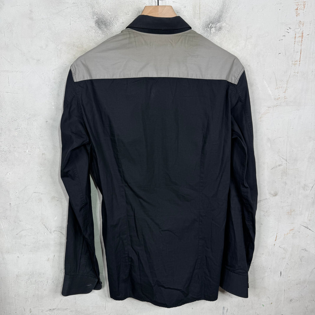 Raf Simons Two Toned Black Shirt