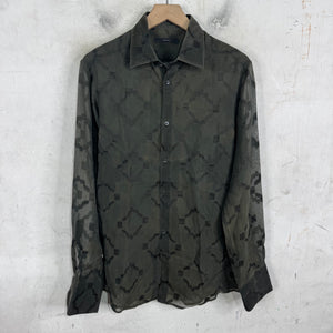 Gucci Tom Ford Silk Patterned Shirt