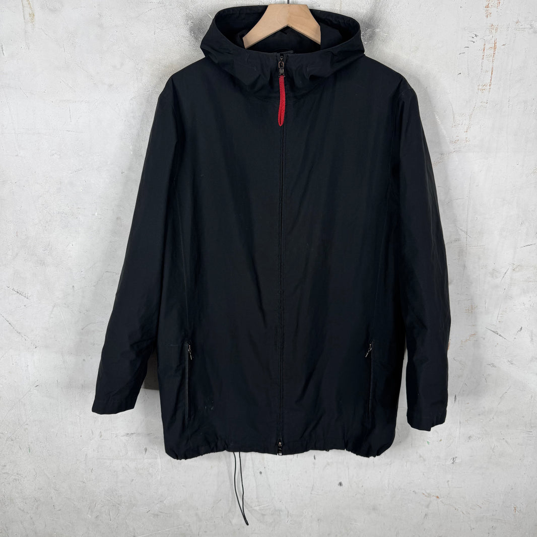 Prada Linea Rosa Hooded Shell Jacket