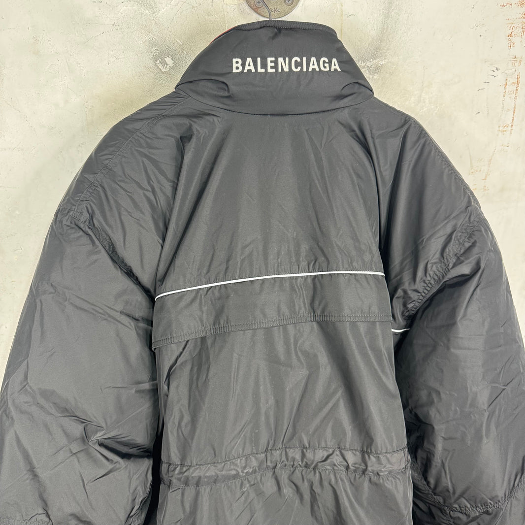 Balenciaga Black/Red Puffer Jacket