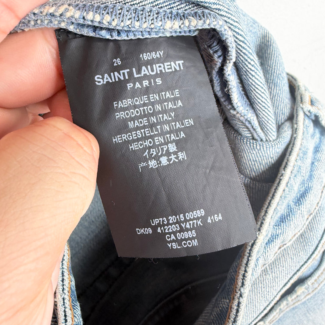 Saint Laurent D05 Light Blue Jeans