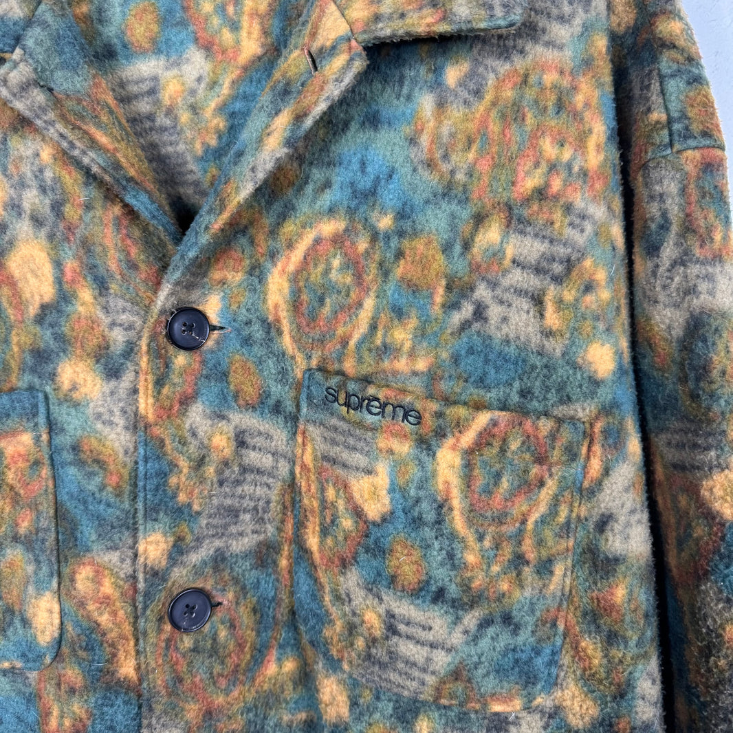 Supreme Floral Fleece Overshirt