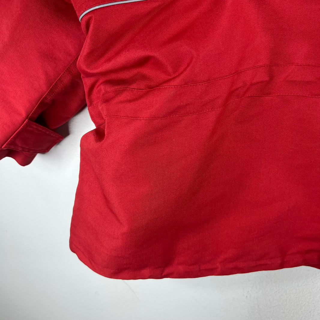 Balenciaga Red Swing Parka Jacket