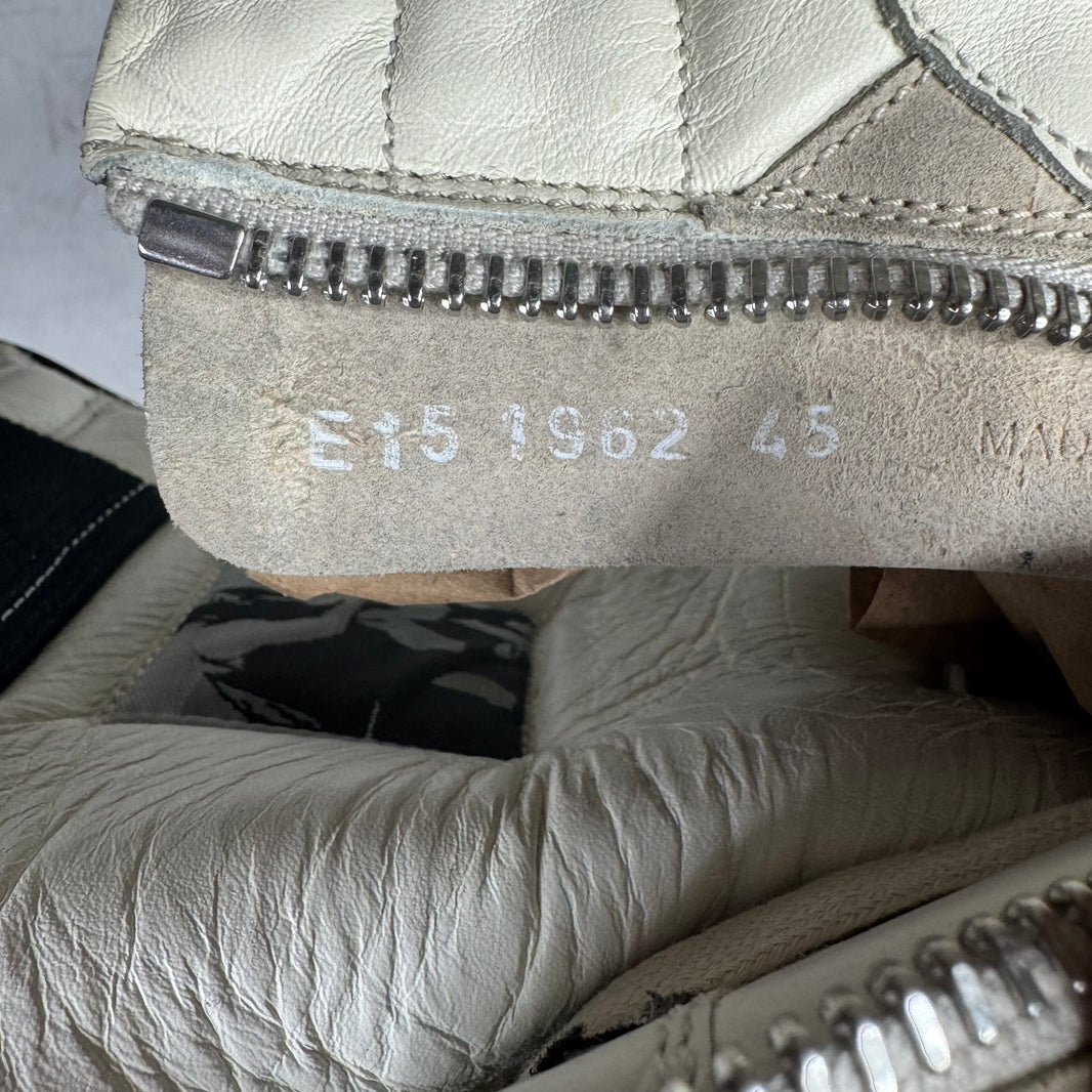 Rick Owens Gray Suede Geobaskets