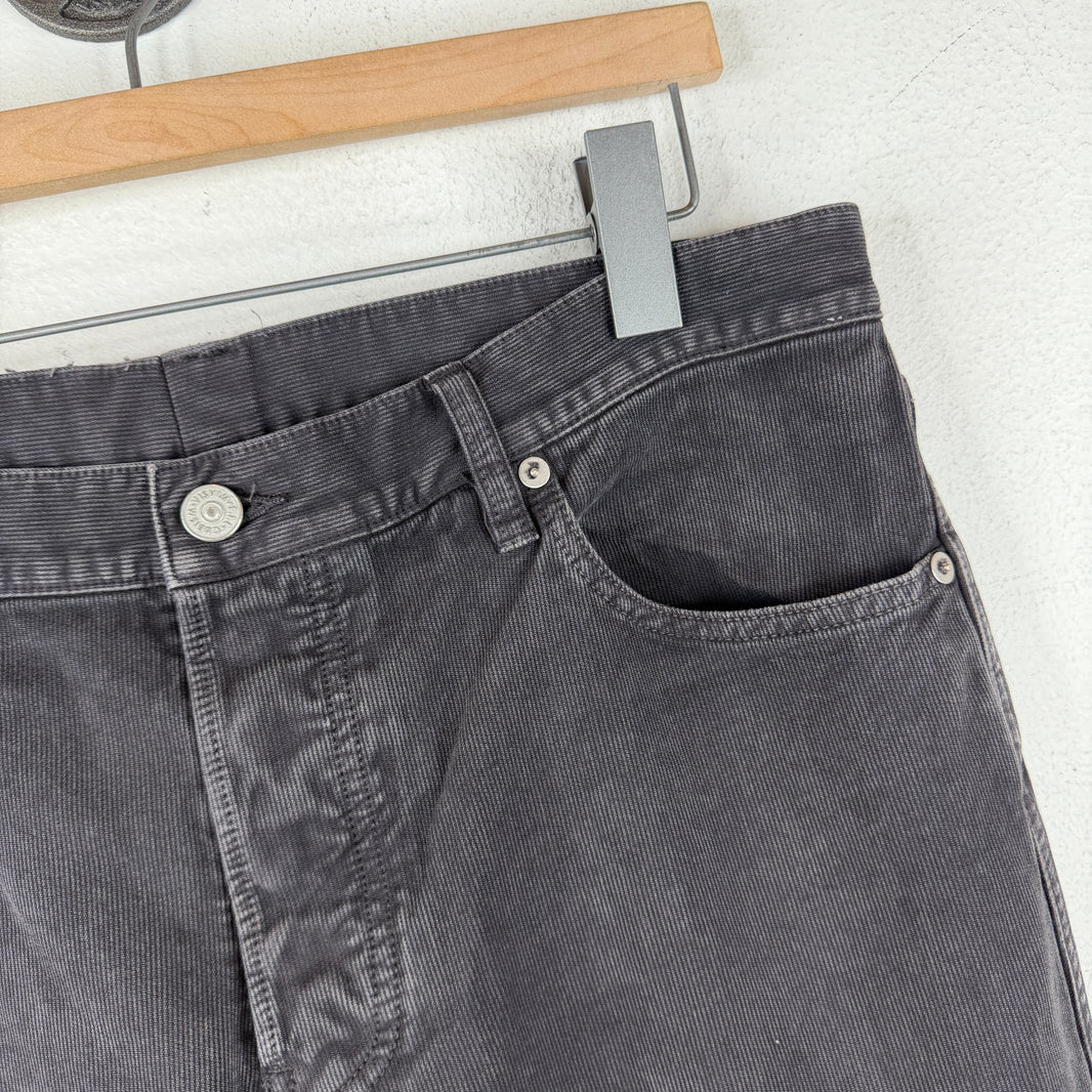 Visvim Black Corduroy Skinny Pants