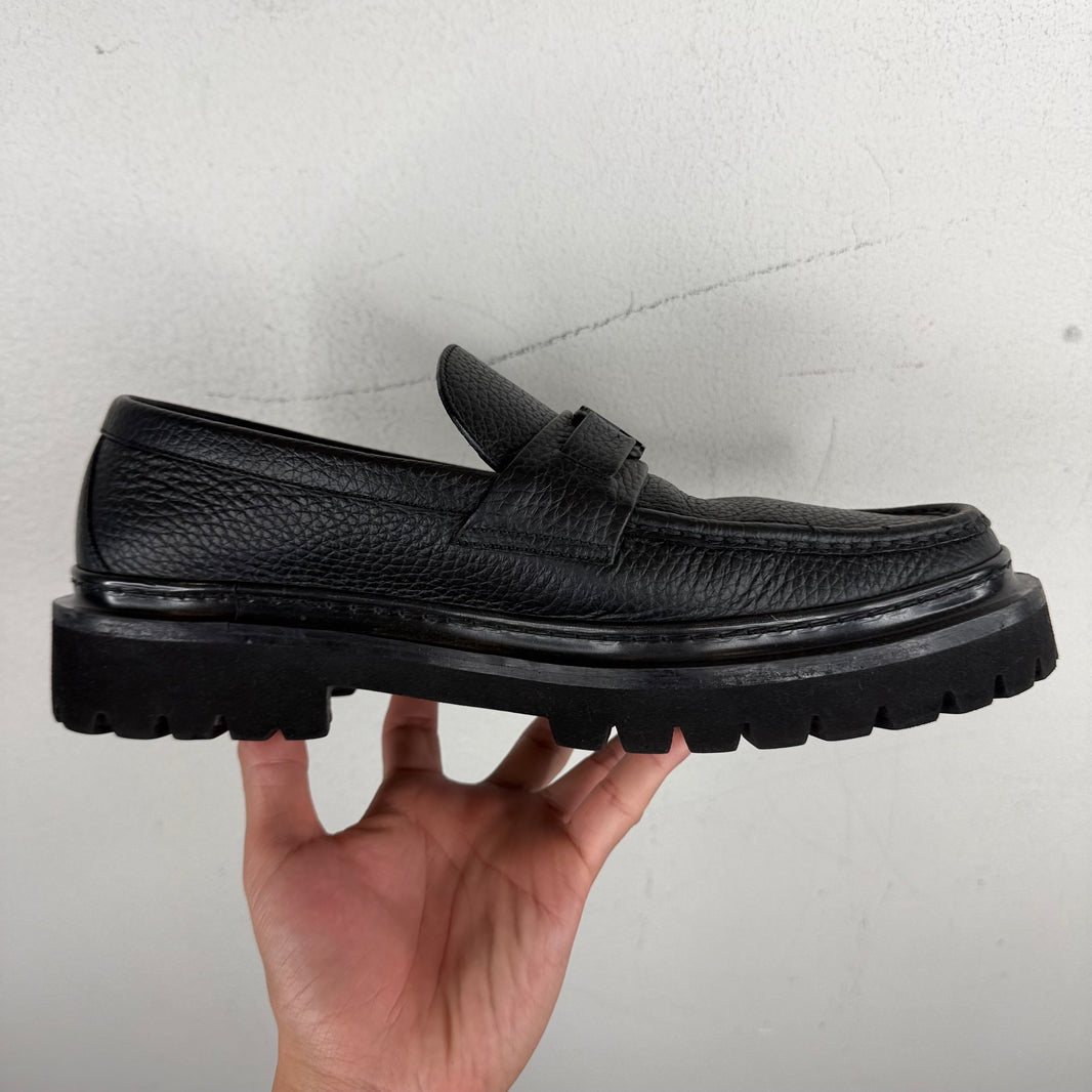 Louis Vuitton Tumbled Leather Loafers