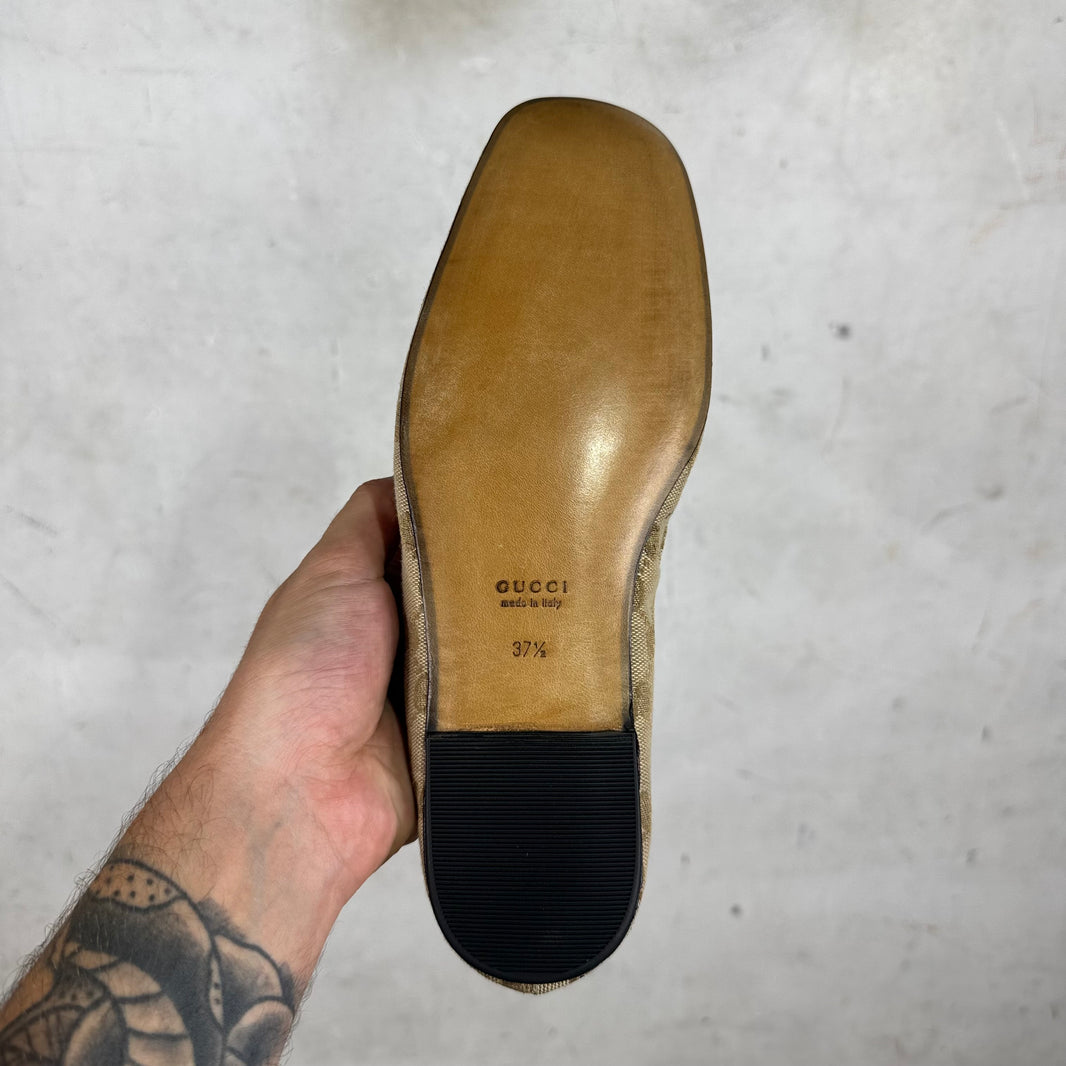 Gucci Monogram Raggazo Mules DS