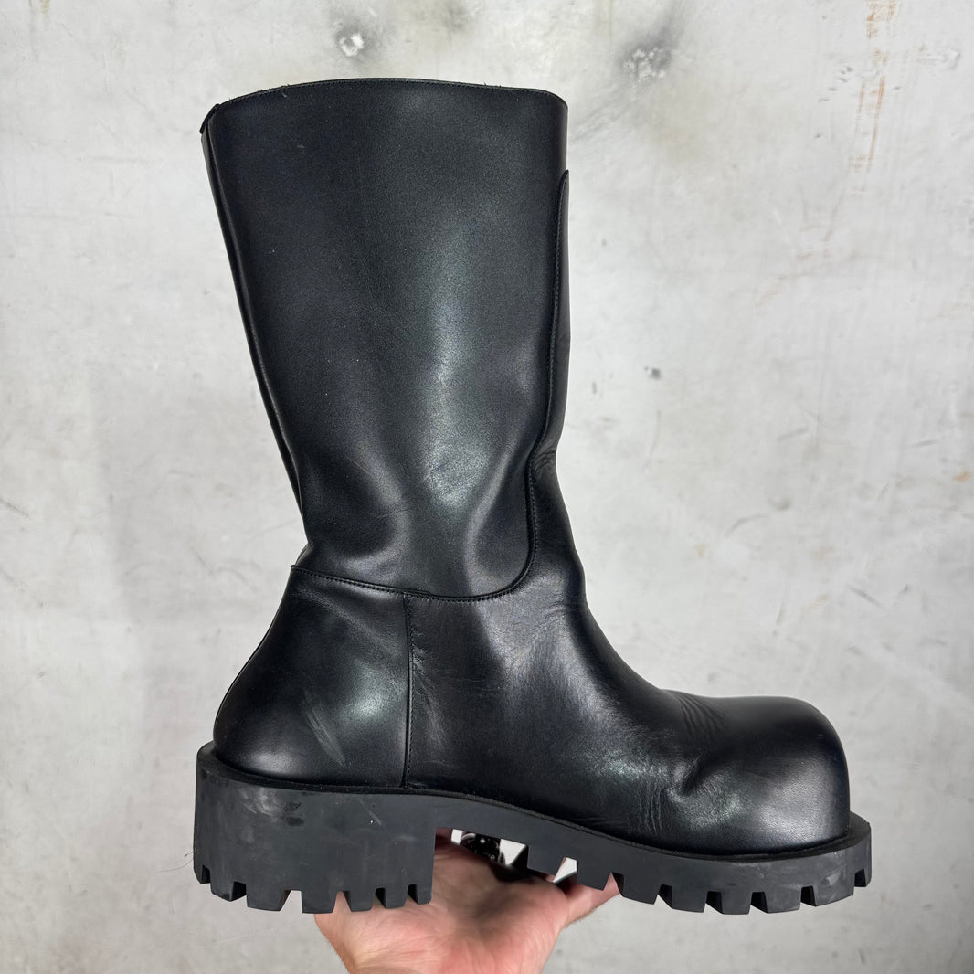 Balenciaga Leather Hummer Booties