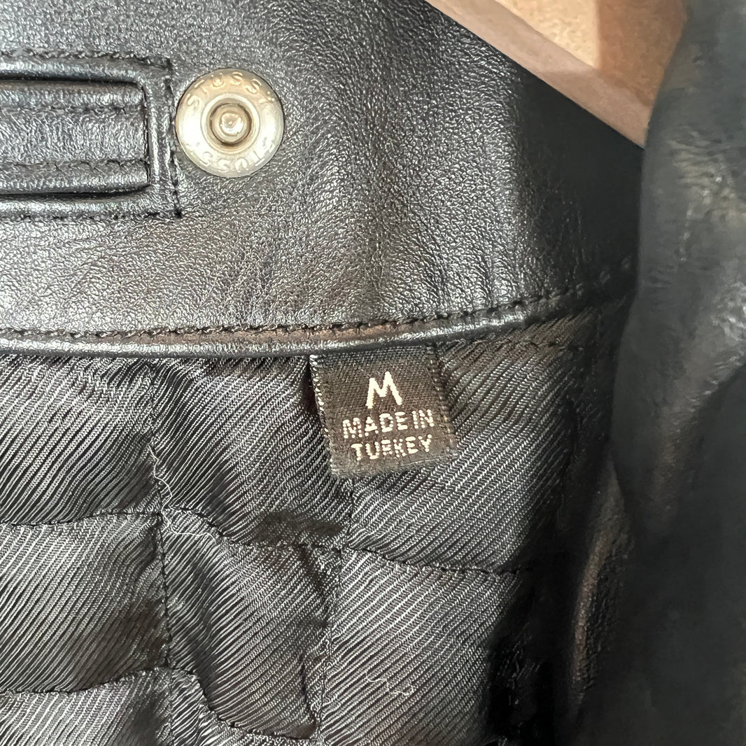 Stussy Cafe Racer Leather Jacket