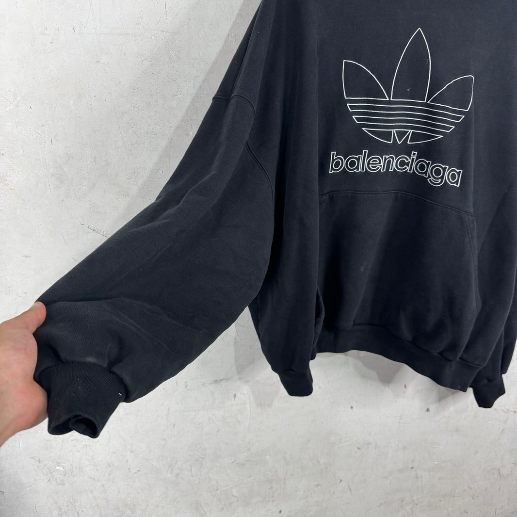 Balenciaga x Adidas Black Hoodie