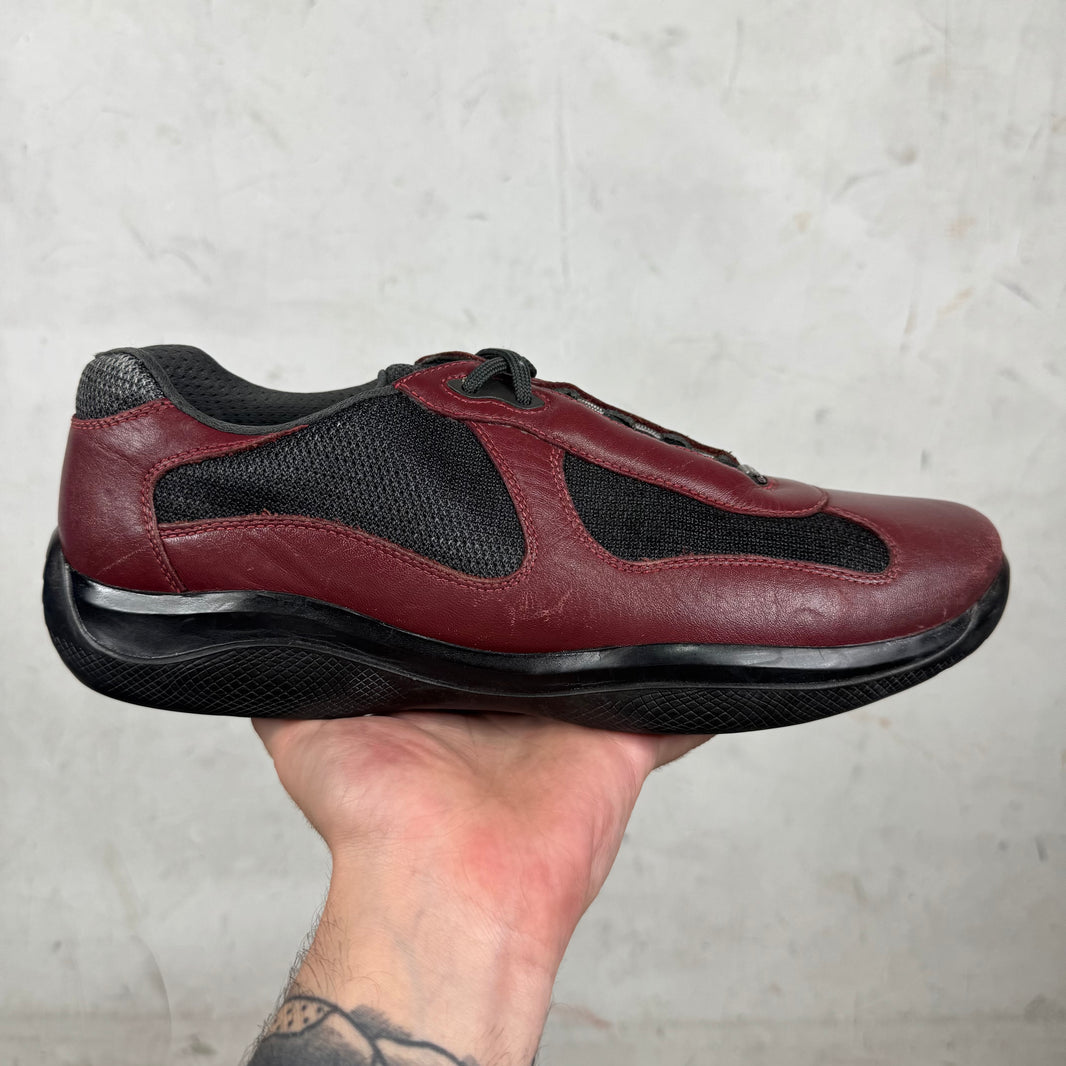 Prada Oxblood Leather Americas Cup