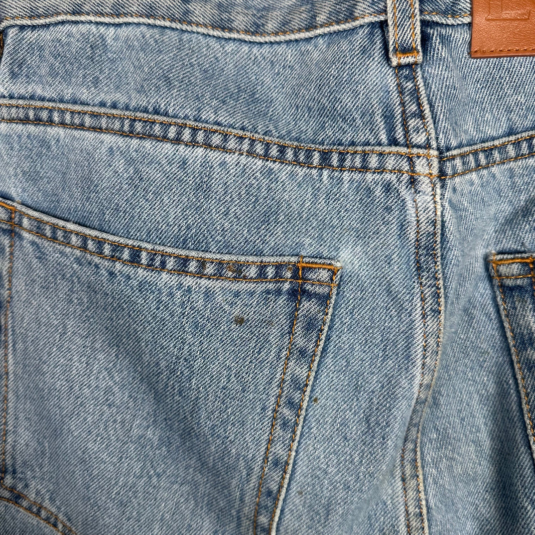 Loewe Lightwash Cuffed Jeans