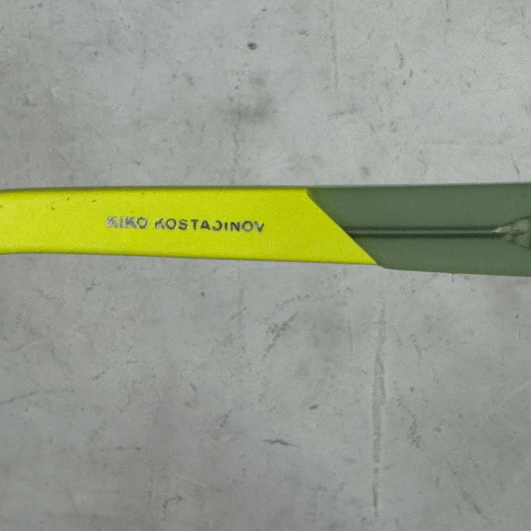 Kiko Kostadinov Green Depero Sunglasses