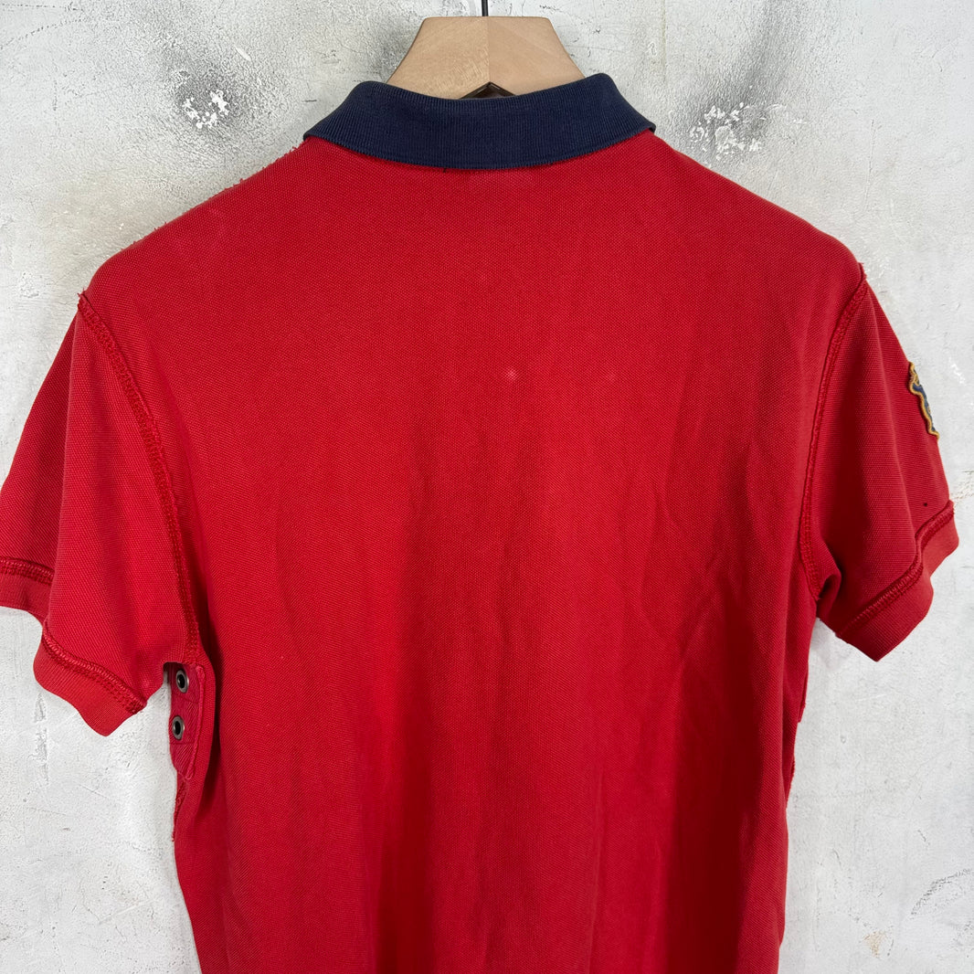 Ralph Lauren Red Sleeve Patch Polo