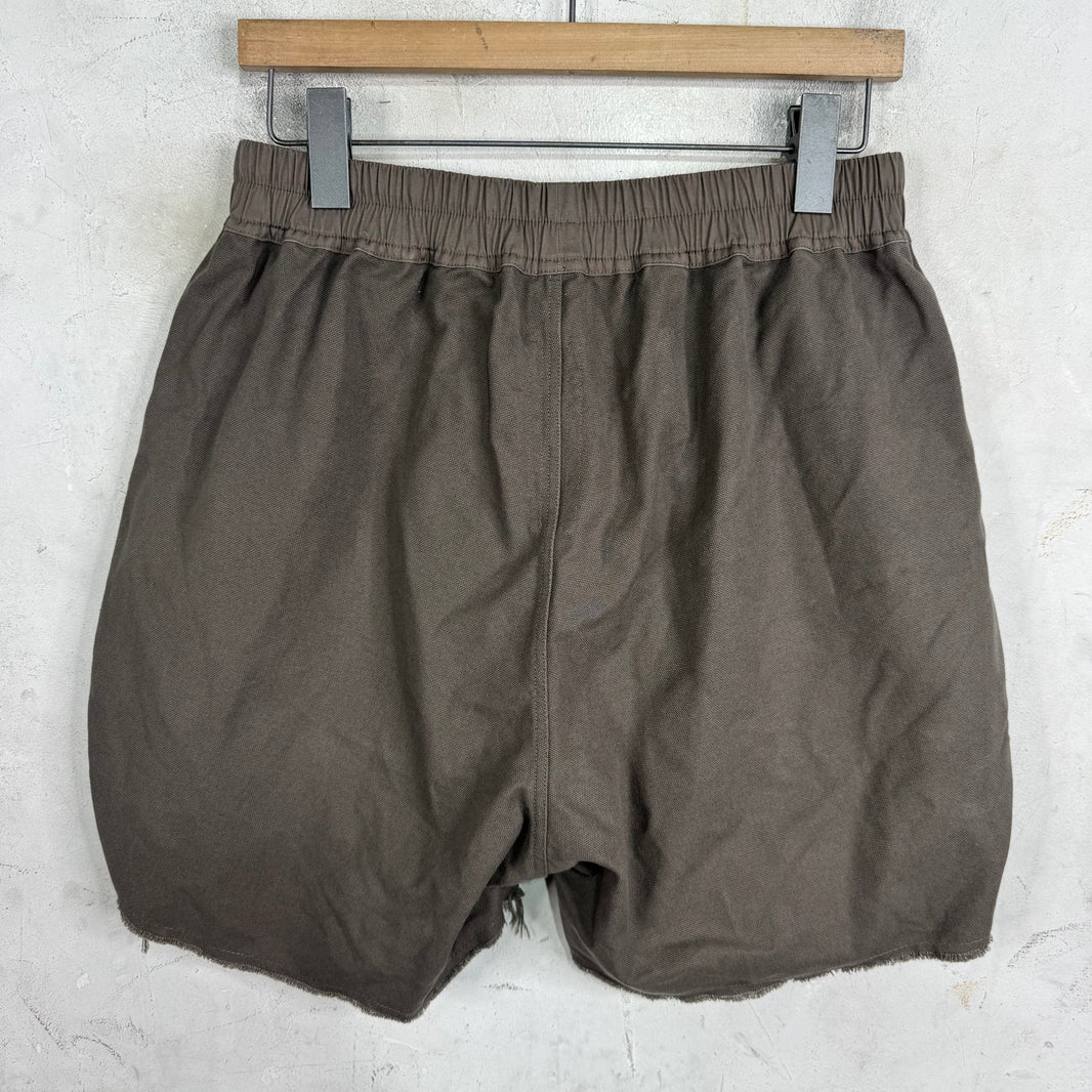 Rick Owens Dust Canvas Boxer Shorts