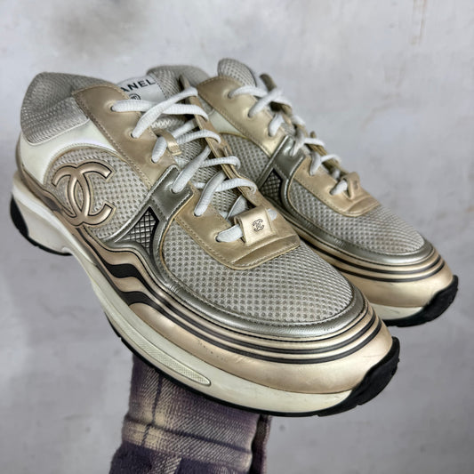 Chanel CC Runner Gold Laminate