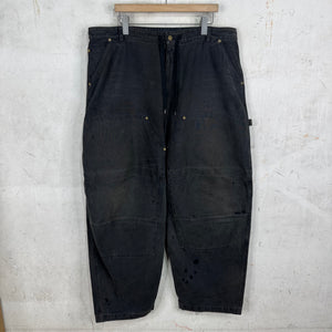 Balenciaga Washed Baggy Drawstring Carpenters