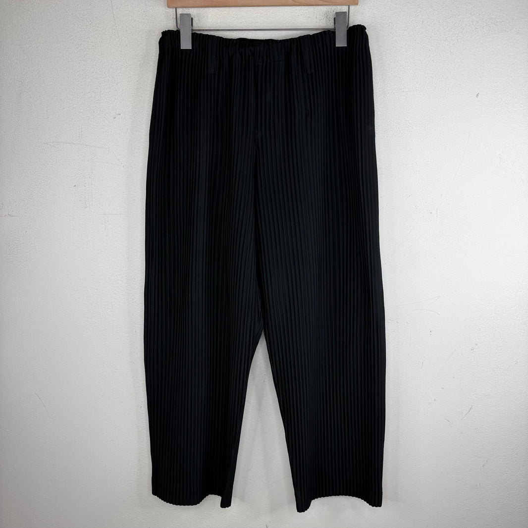 Issey Miyake Black Pleated Pants