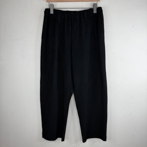 Issey Miyake Black Pleated Pants