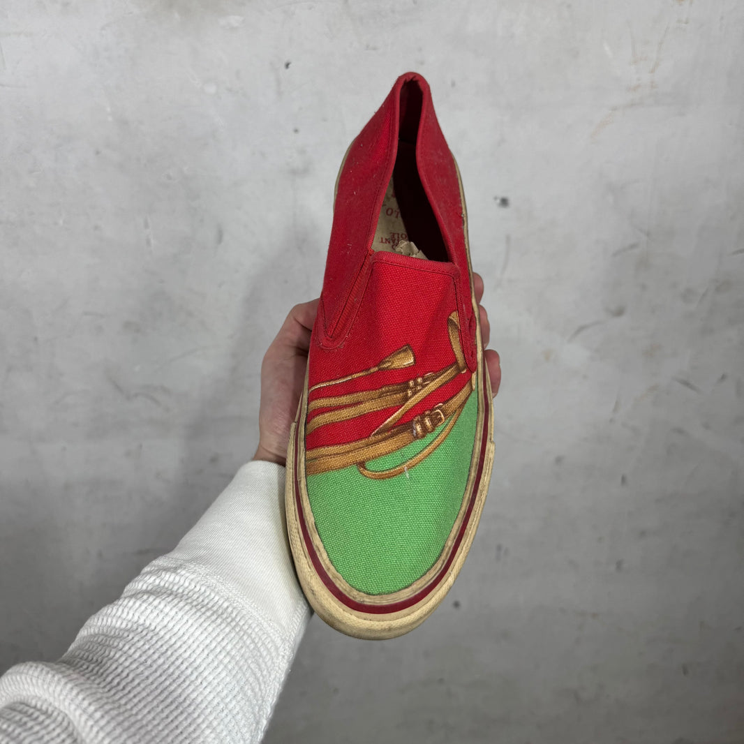Ralph Lauren Patterned Slip On Shoes