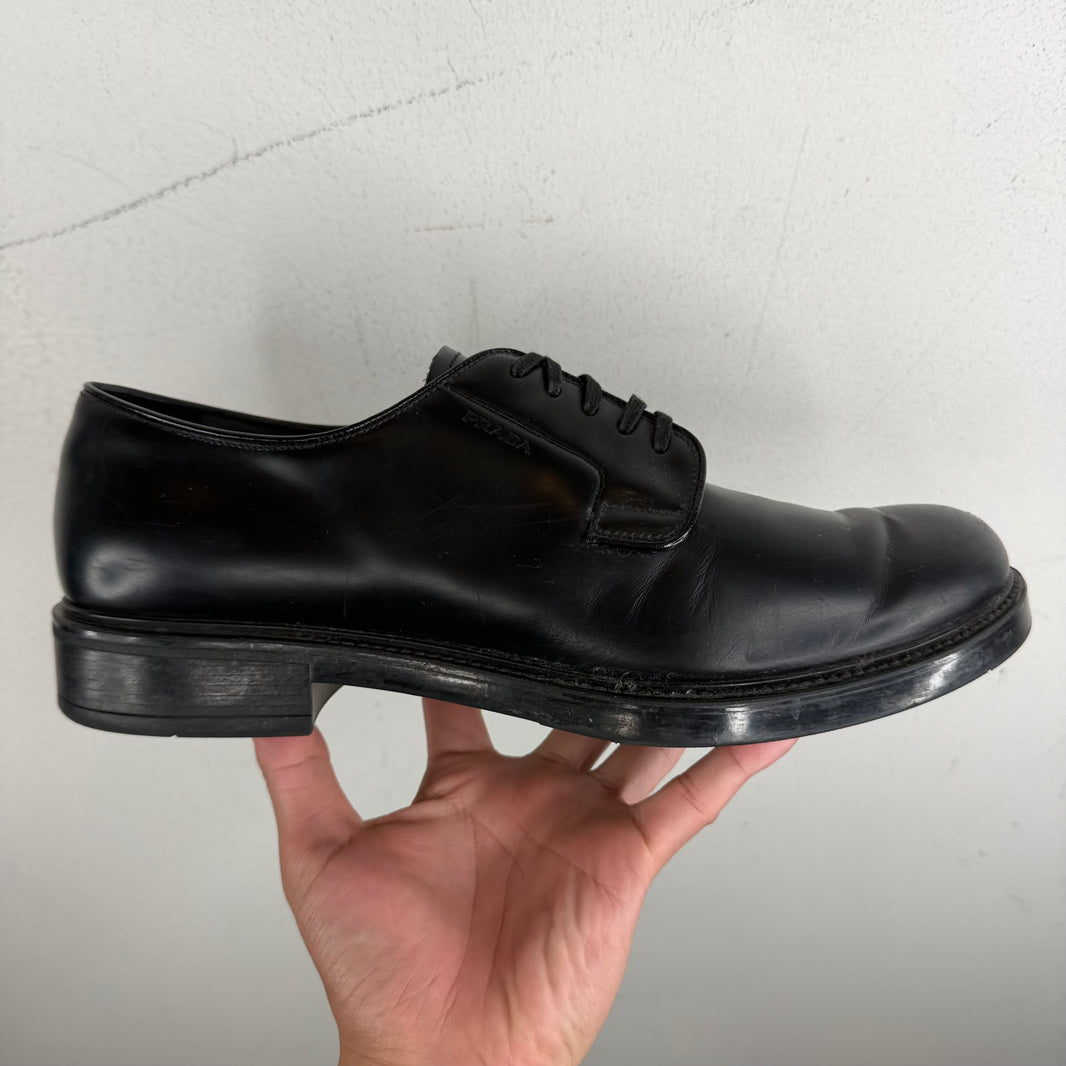 Prada Black Derbies