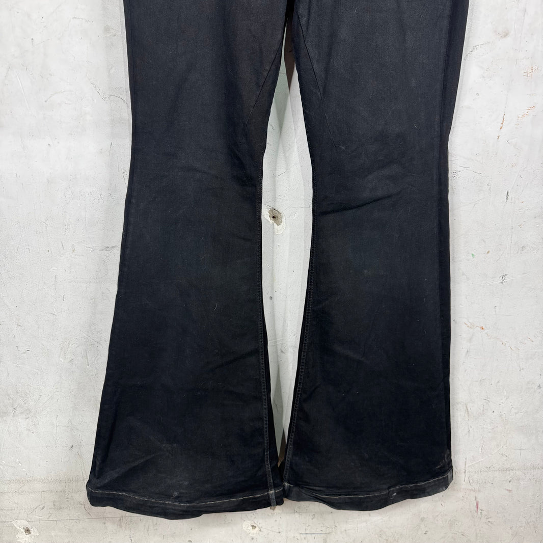 DRKSHDW Waxed Bolan Bootcut Jeans