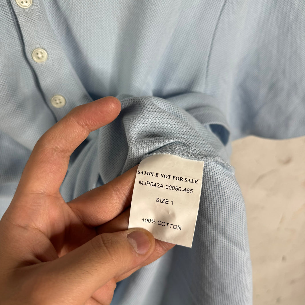 Thom Browne Blue Back Striped Polo