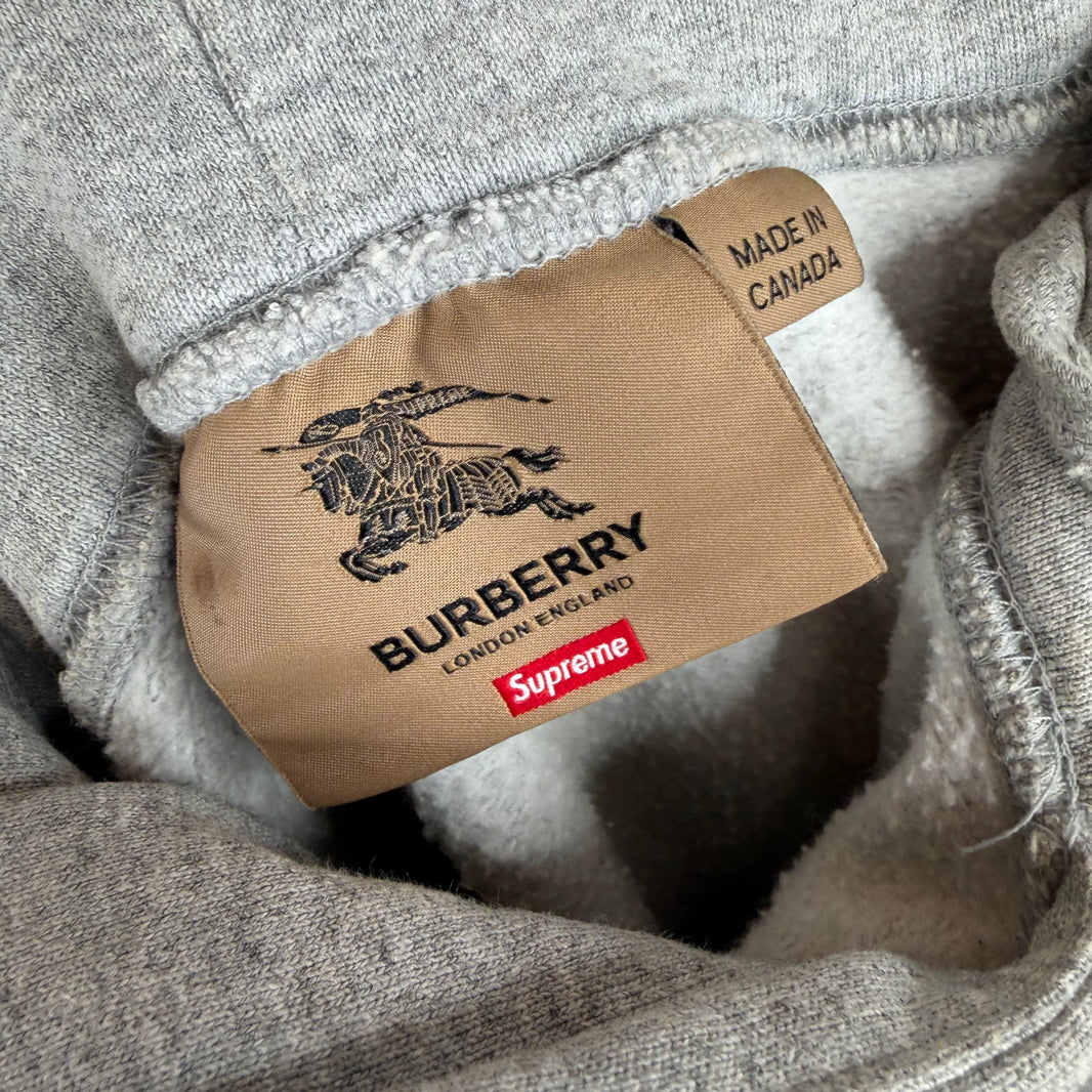 Supreme Burberry Box Logo Hoodie