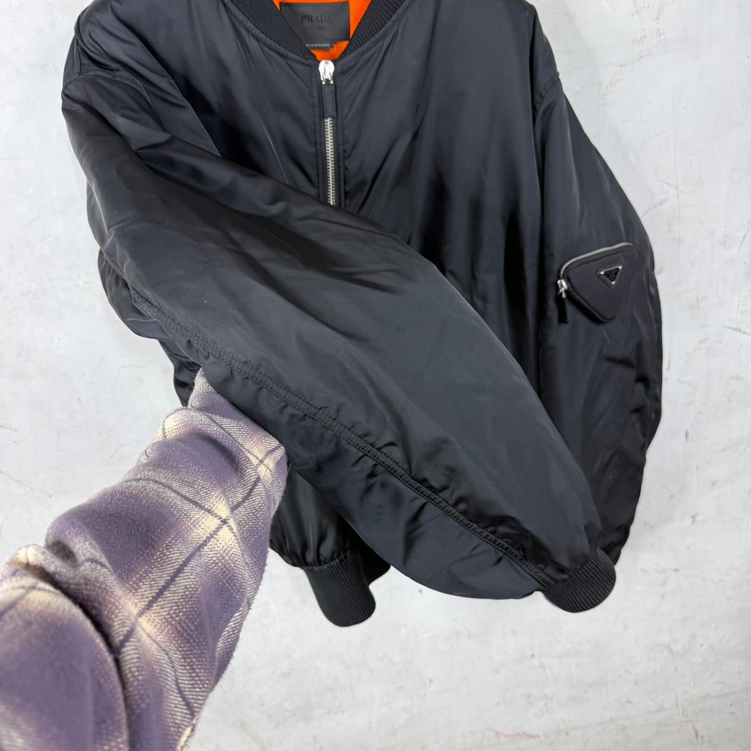 Prada Re-Nylon Bomber Jacket