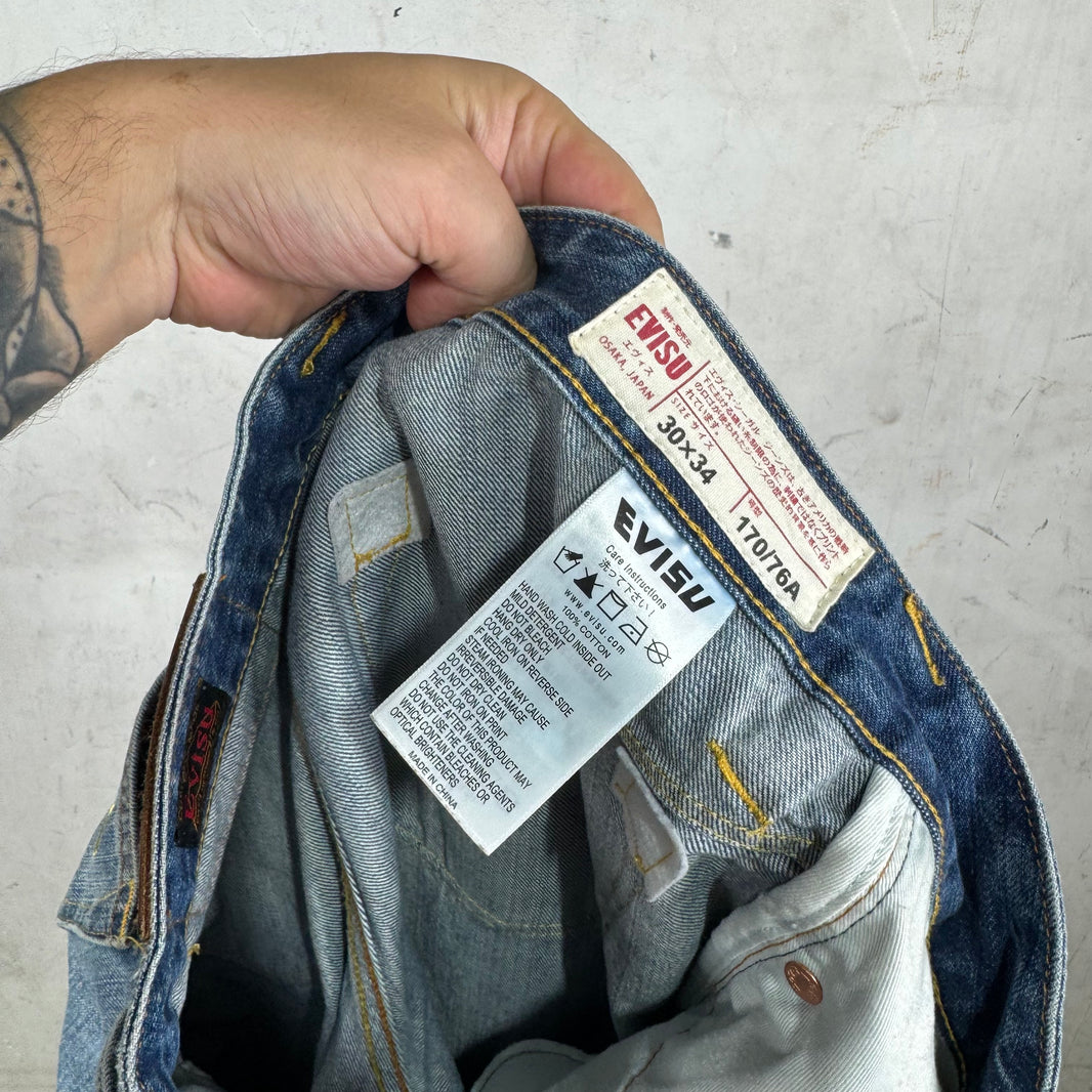 Evisu White Seagull Jeans