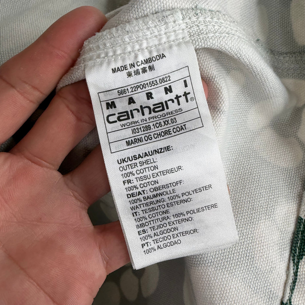 Marni Carhartt Floral Denim Shirt
