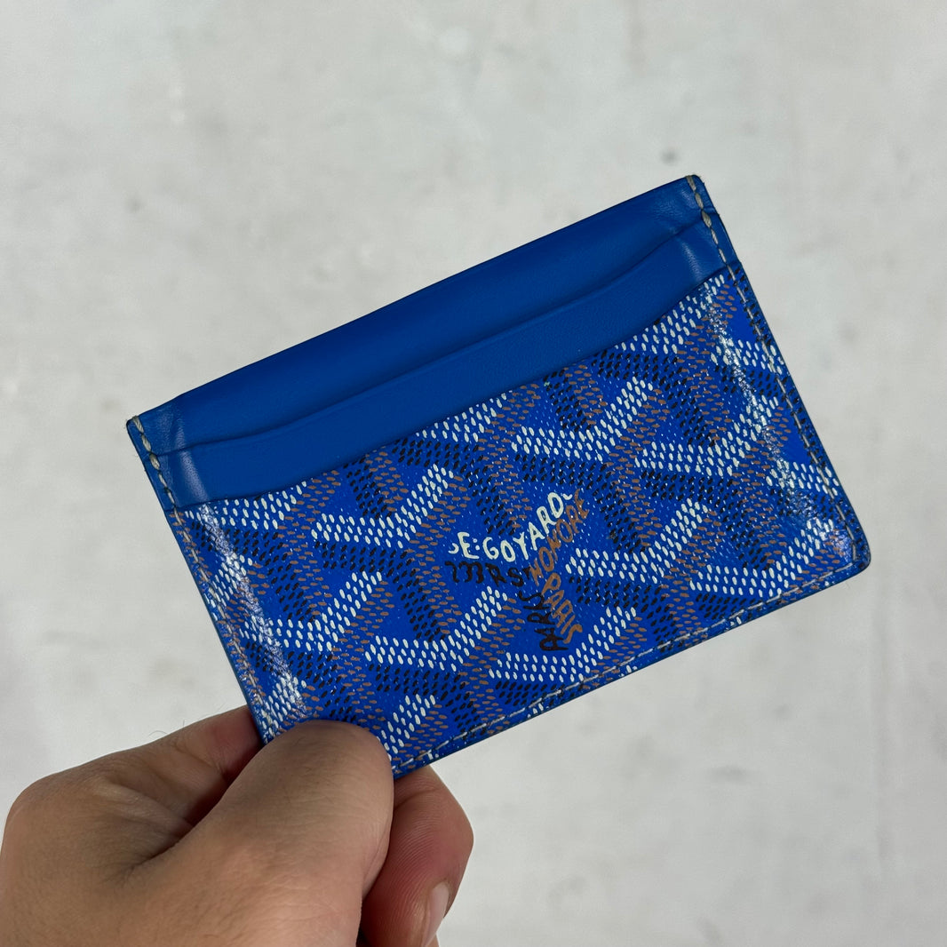 Goyard Blue Cardholder Wallet