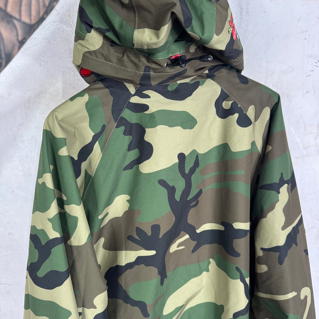 Supreme Goretex Smurfs Camo Shell Jacket