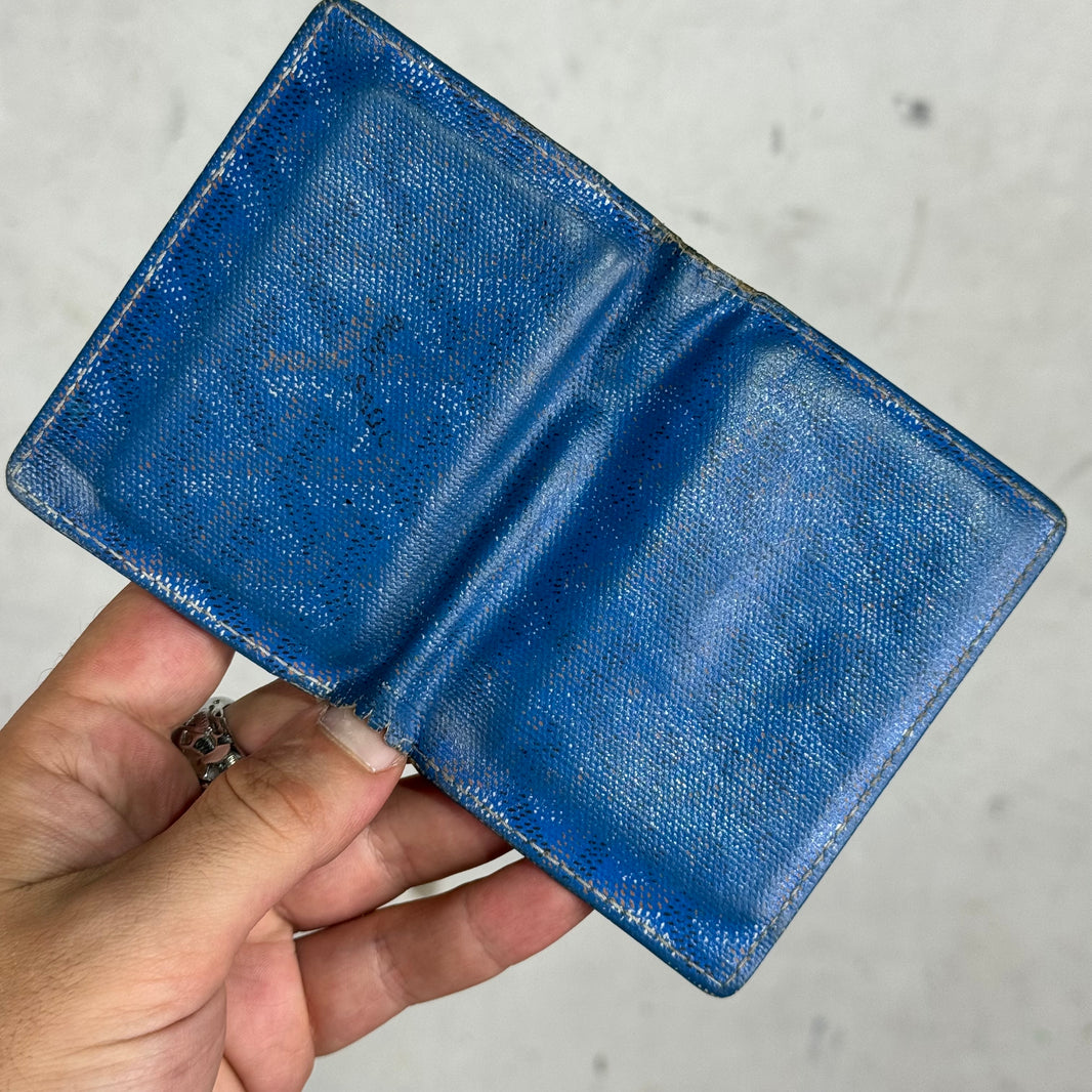 Goyard Blue Smoked St. Mark Wallet