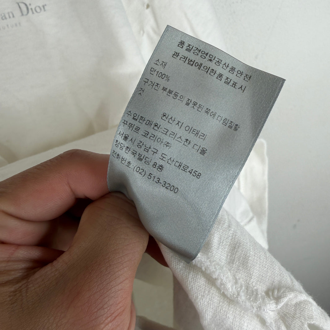 Dior Distressed White T-Shirt