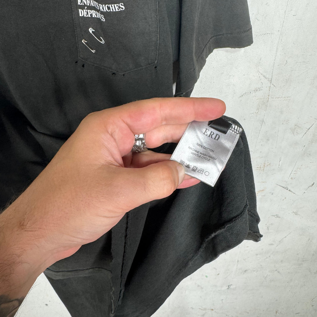 ERD Distressed Logo Pocket T-Shirt
