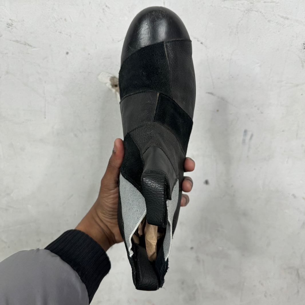 Comme Des Garçons Homme Plus Patchwork Chelsea Boots