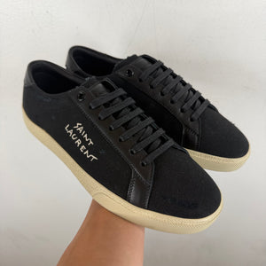 Saint Laurent Black Court Classic Sneakers