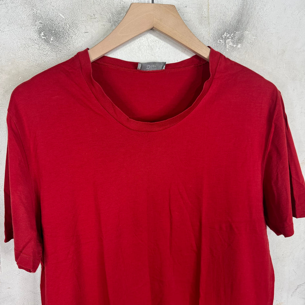 Dior Red Bee Logo T-Shirt