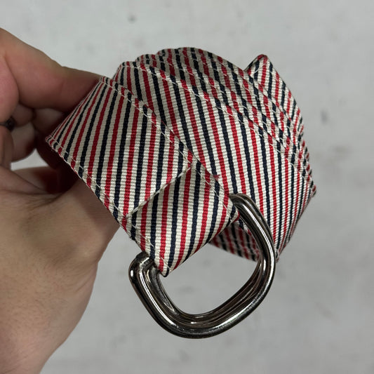 Thom Browne Striped D Ring Belt
