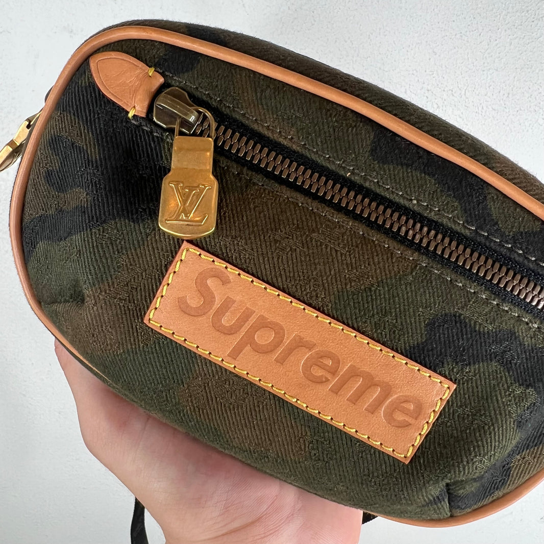 Louis Vuitton Supreme Camo Monogram Mini Bum Bag